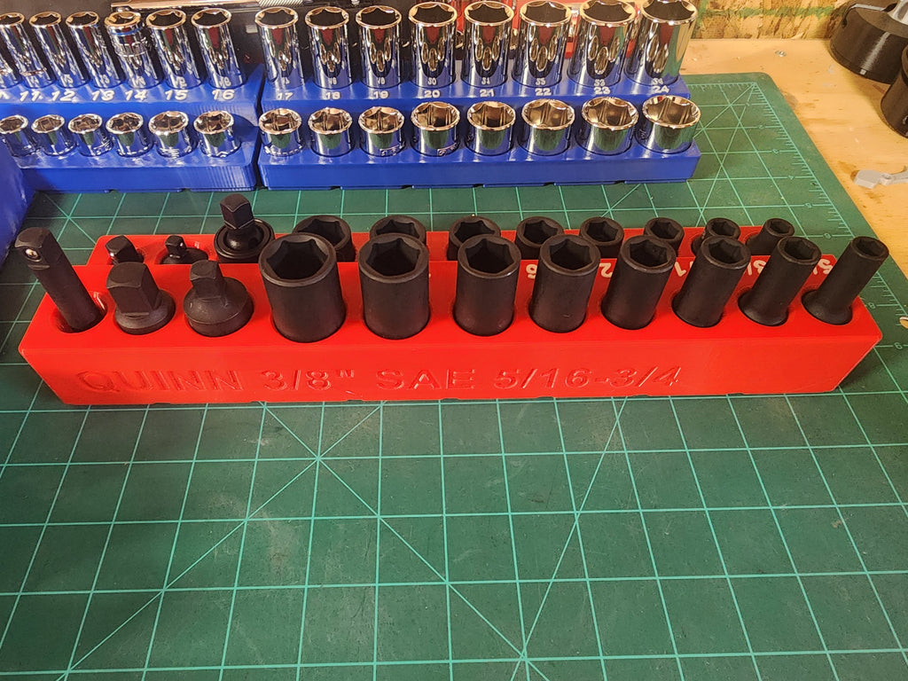 Quinn 3/8" Master Impact Socket Set Organizers