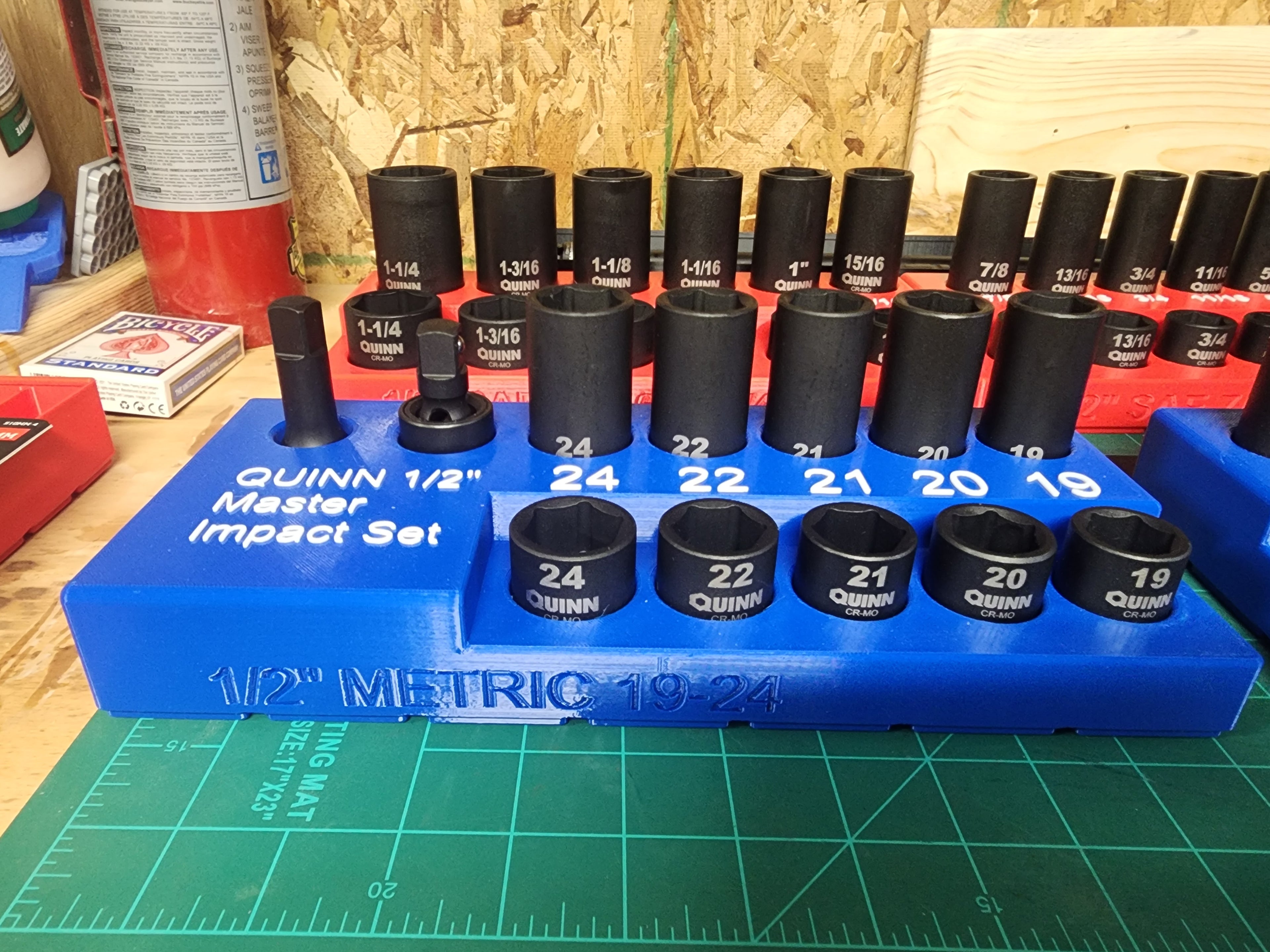 Quinn 1/2" Master Impact Socket Set Organizers