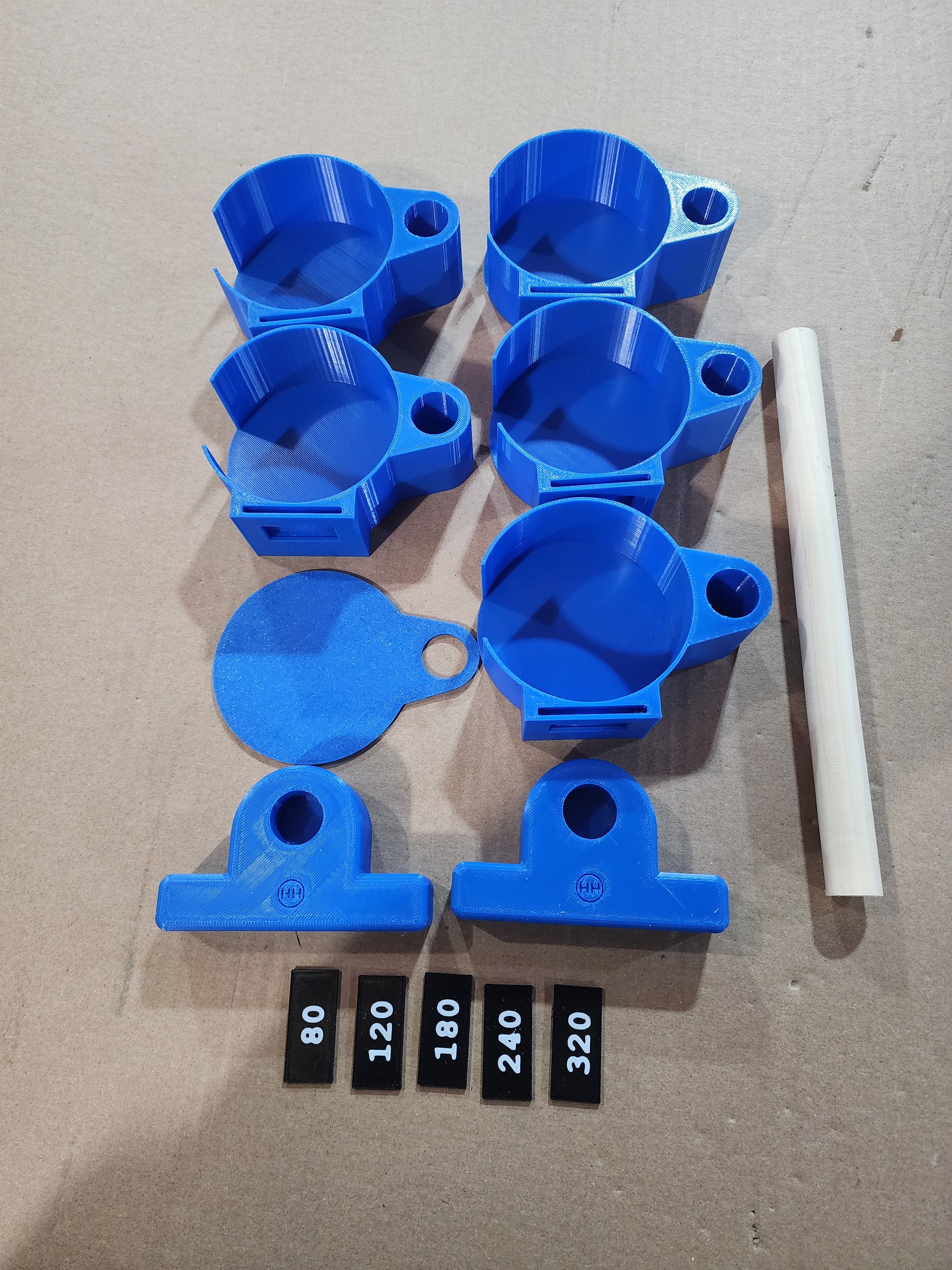 3” Sanding Disc Organizer – Rotating Wall Mount System