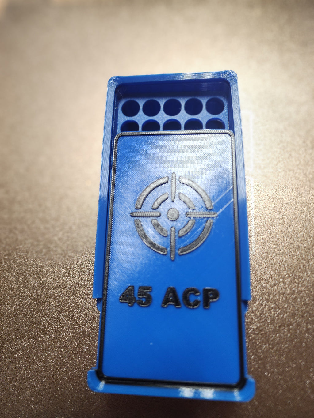 45 ACP Ammo Storage Box – 45 Round Capacity (3D Printed PETG)