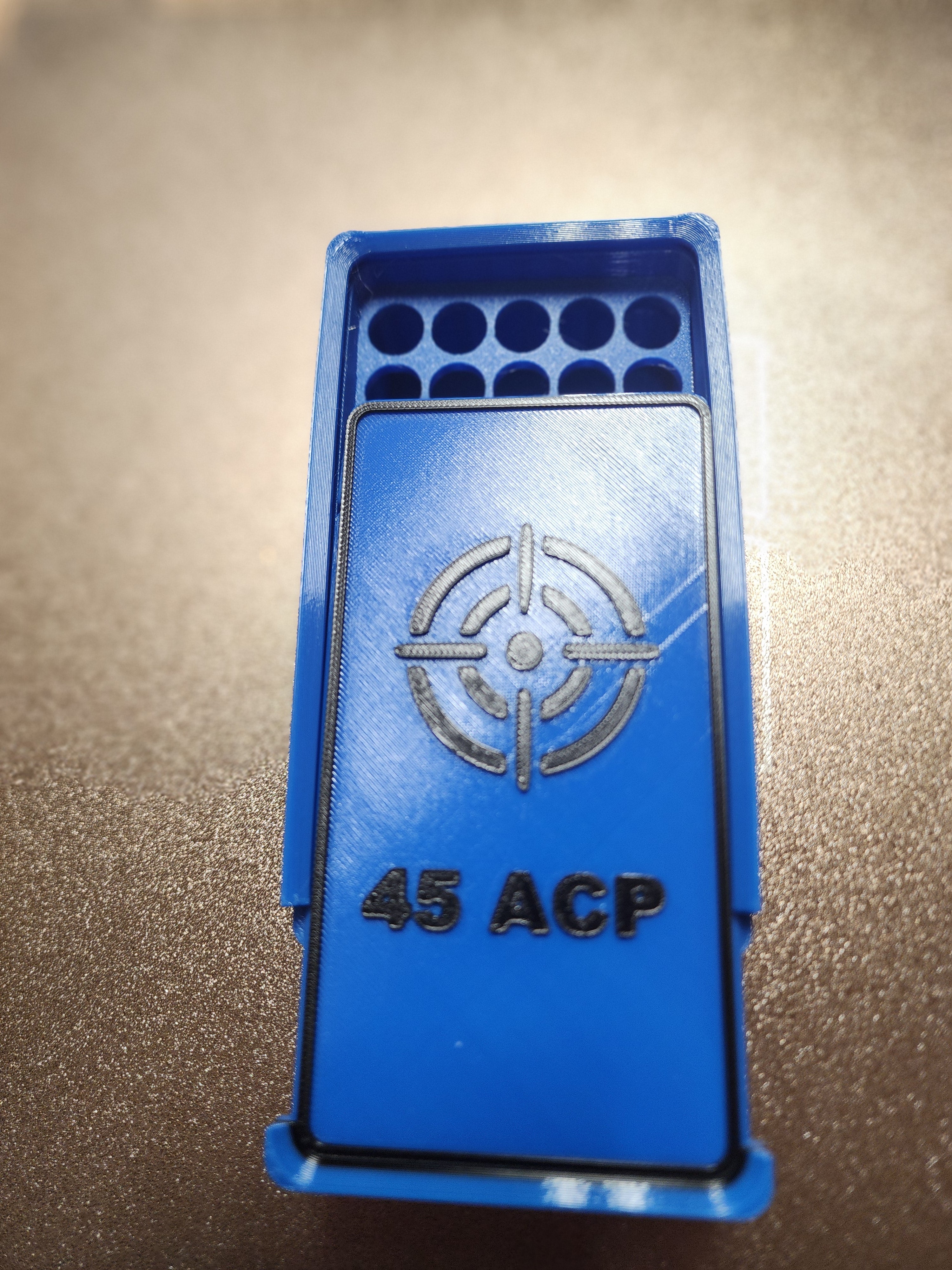 45 ACP Ammo Storage Box – 45 Round Capacity (3D Printed PETG)