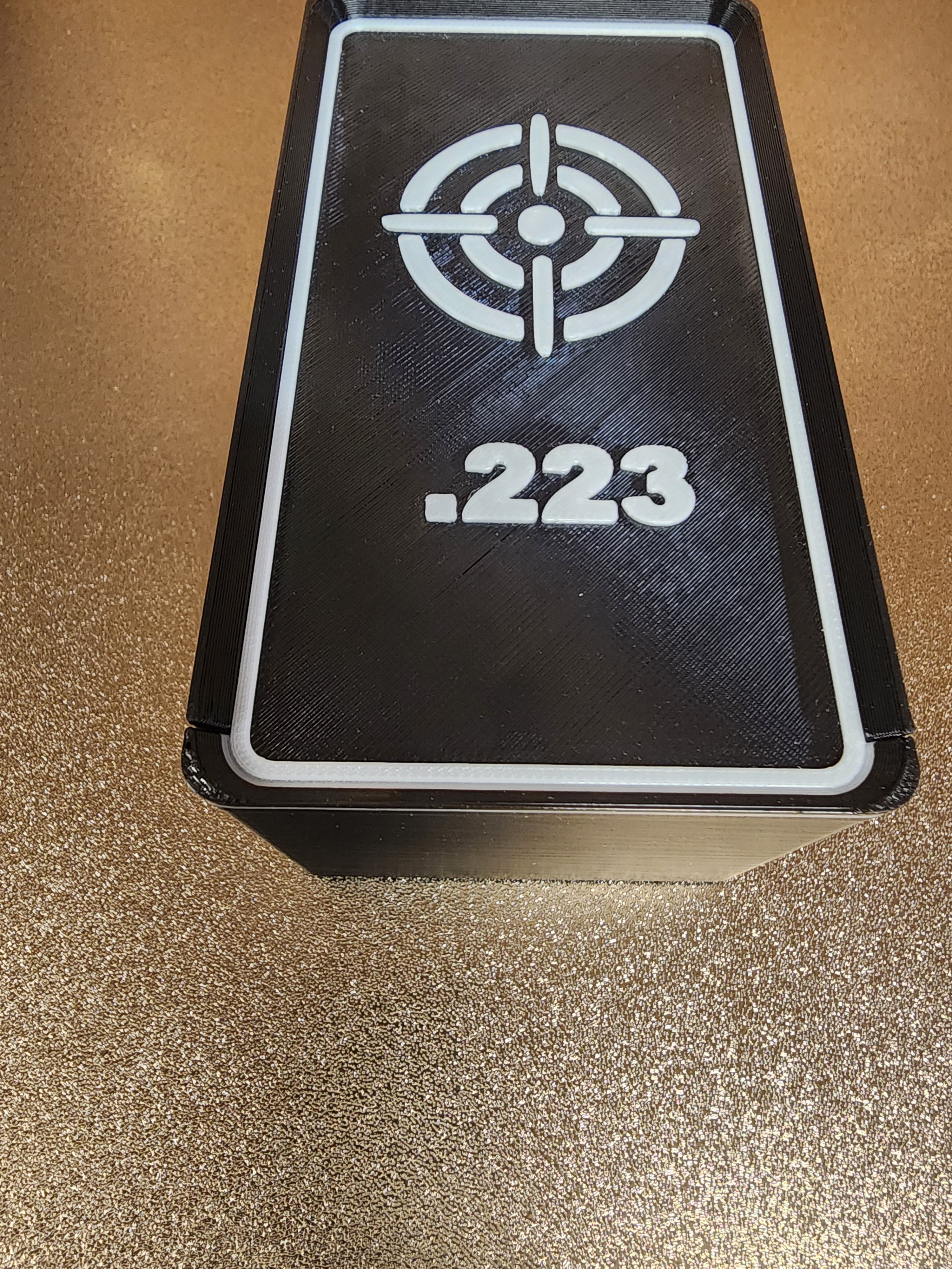 .223 Ammo Storage Box – 50 Round Capacity (3D Printed PETG)