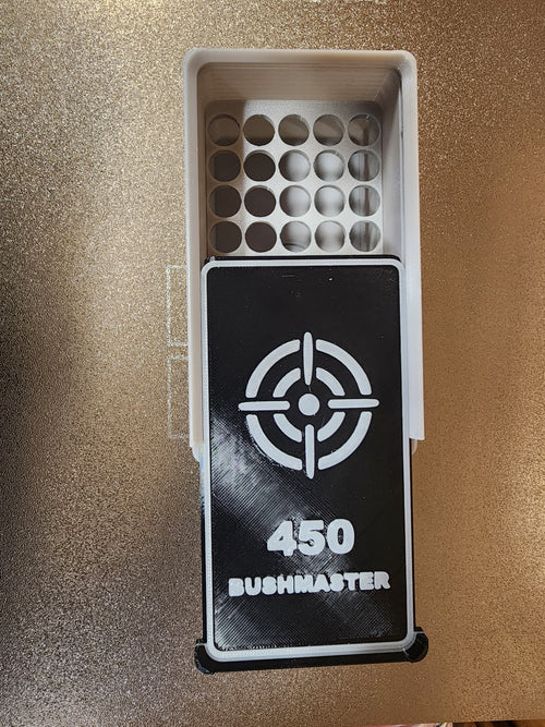 .450 Bushmaster Ammo Storage Box – 45 Round Capacity (3D Printed PETG)