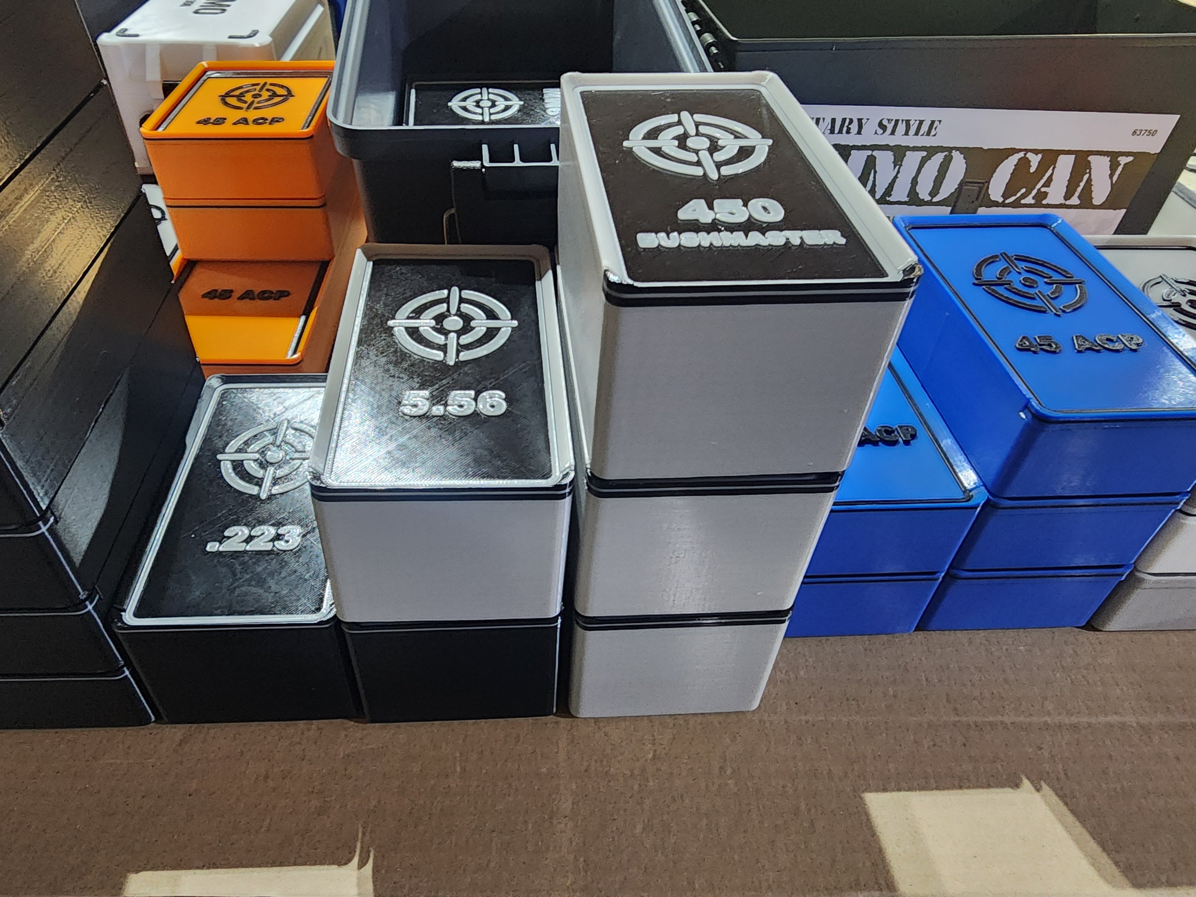 .450 Bushmaster Ammo Storage Box – 45 Round Capacity (3D Printed PETG)