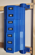 5” Sanding Disc Organizer – Rotating Wall Mount System | Interchangeable Grit Labels | PETG 3D Printed