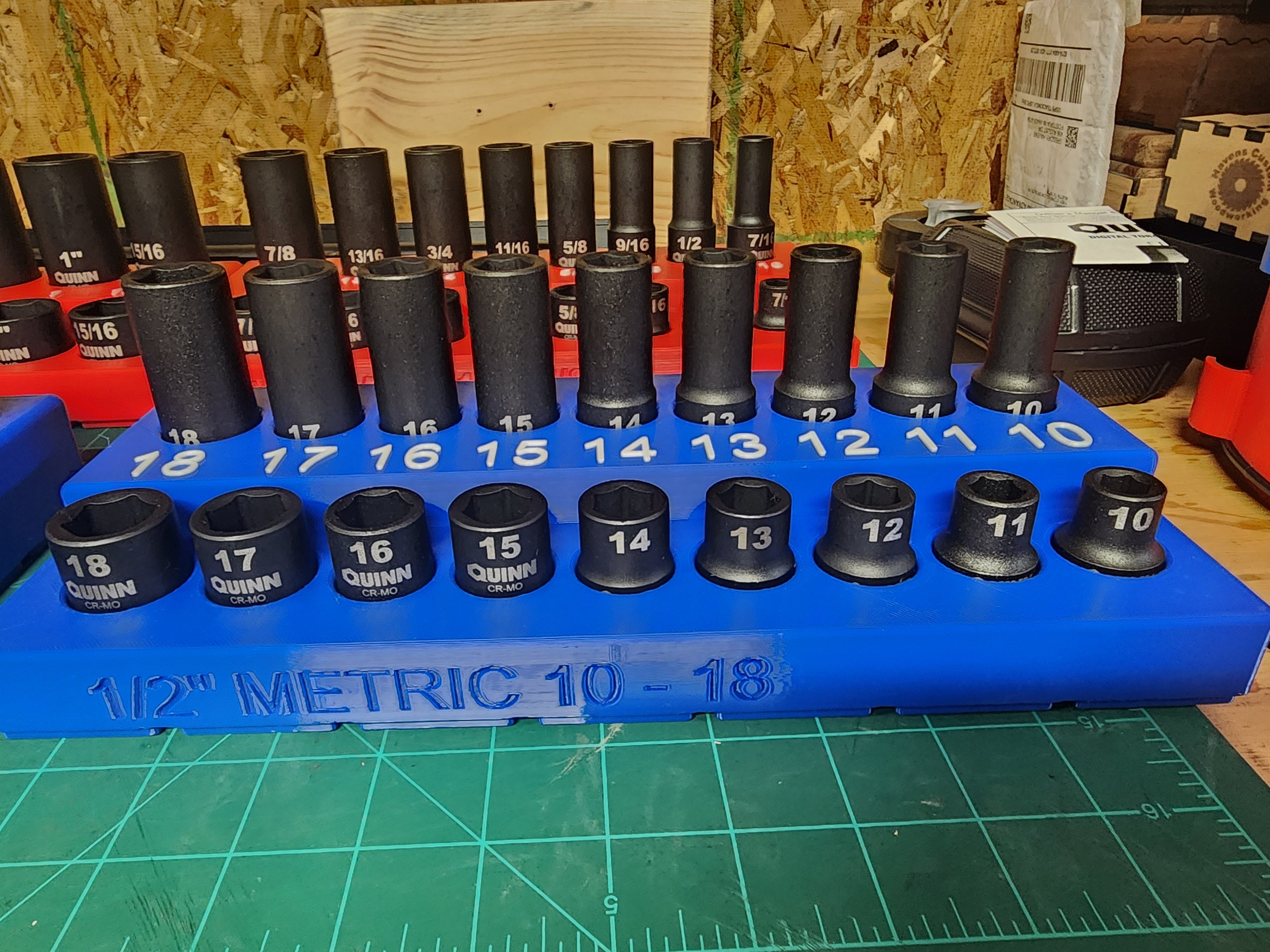 Quinn 1/2" Master Impact Socket Set Organizers