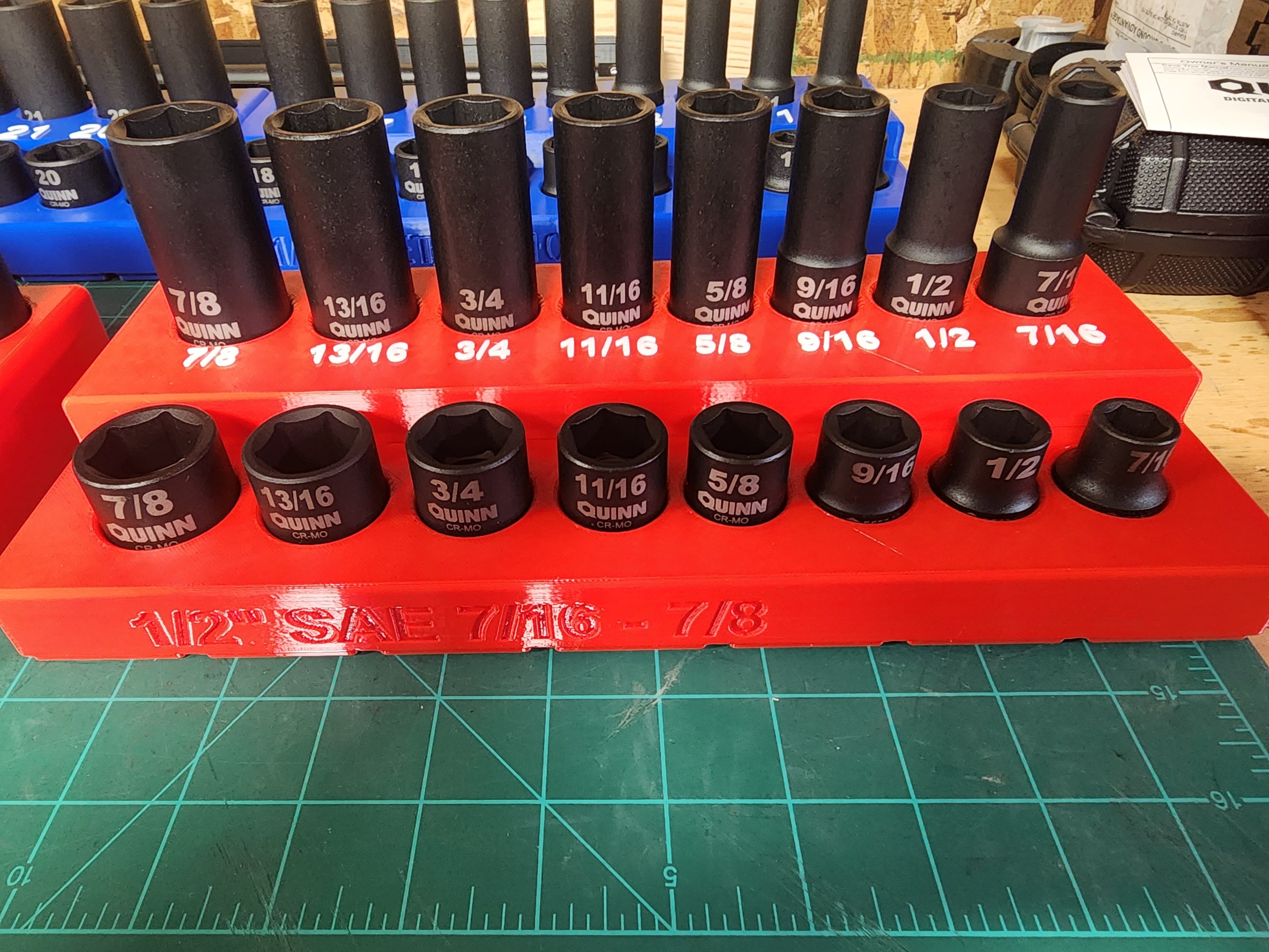 Quinn 1/2" Master Impact Socket Set Organizers