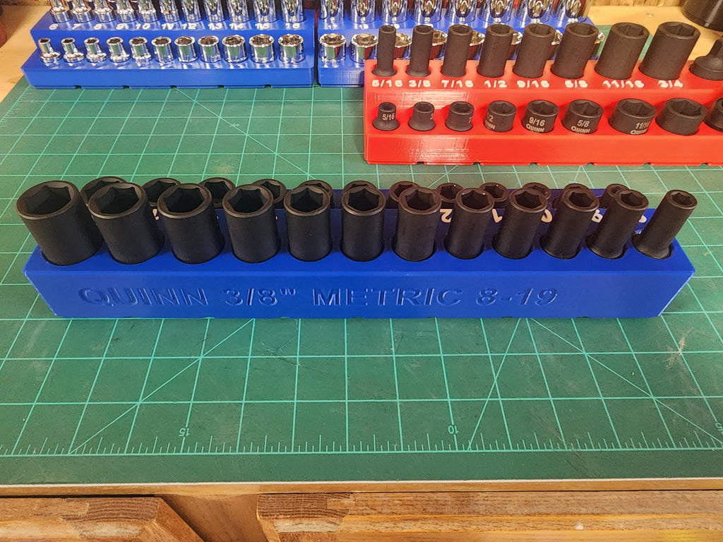 Quinn 3/8" Master Impact Socket Set Organizers